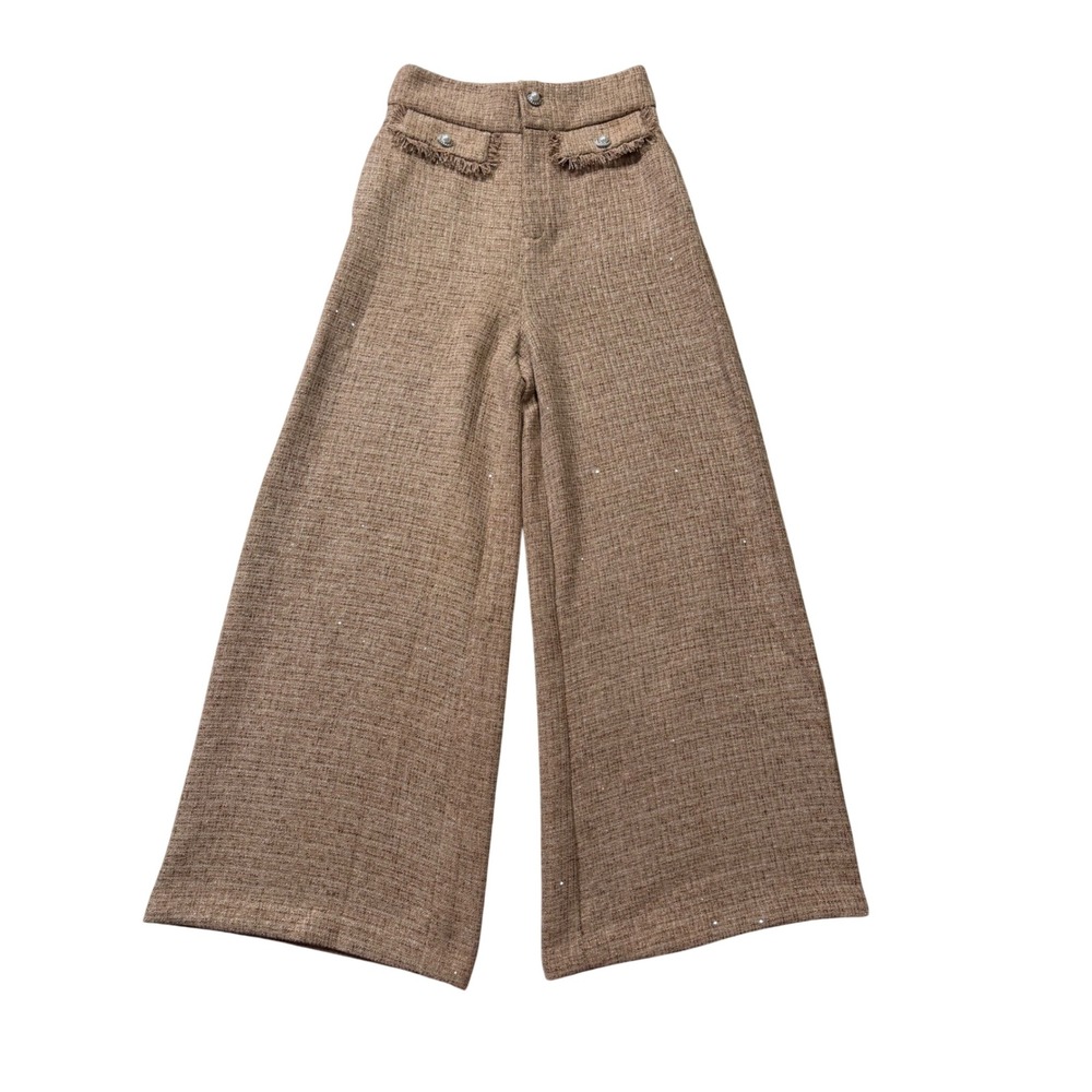 Flying Tomato Tweed Wide Leg‎ Pants – High Waist NWT